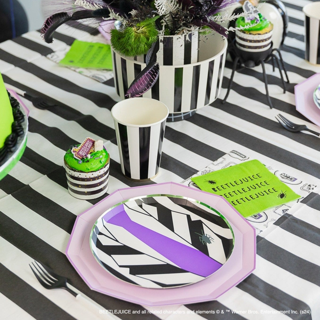 Beetlejuice X Bonjour Fete Large Napkins