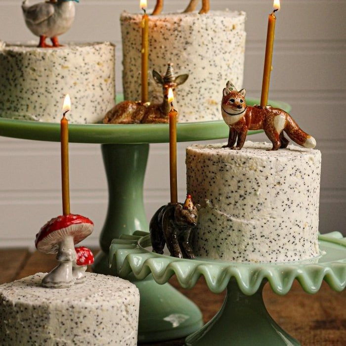 Brown Bear Birthday Candle Holder