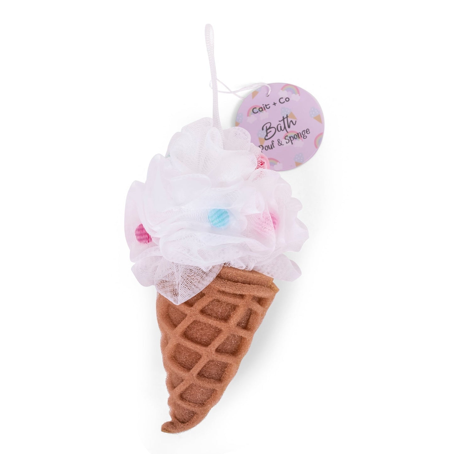 Ice Cream Bath Poof and Sponge