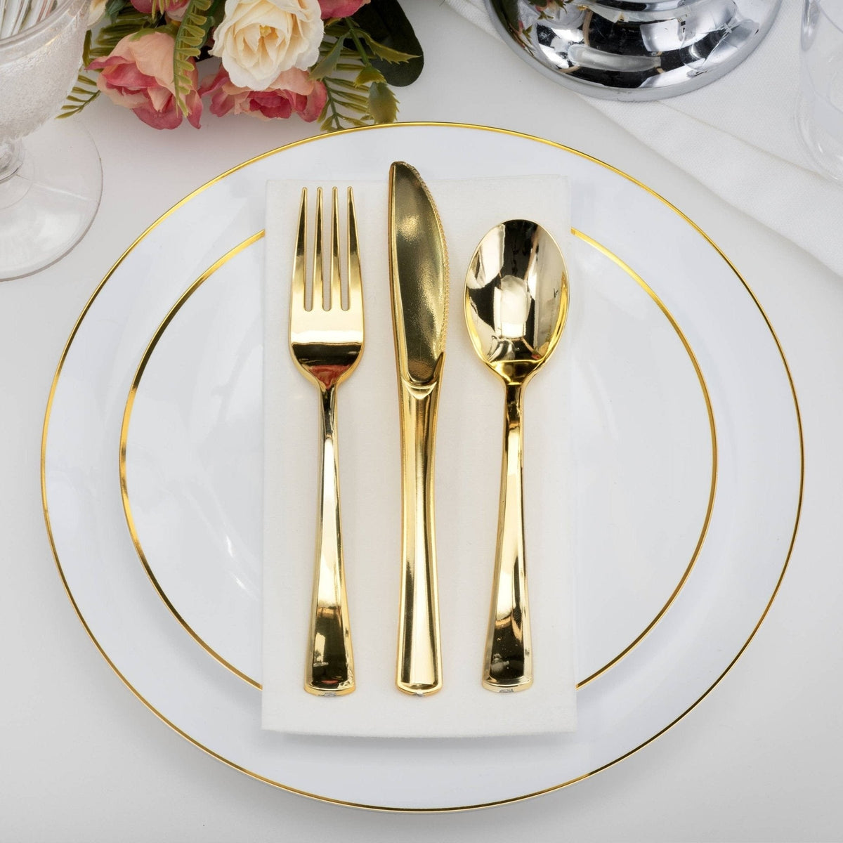 Gold Plastic Forks