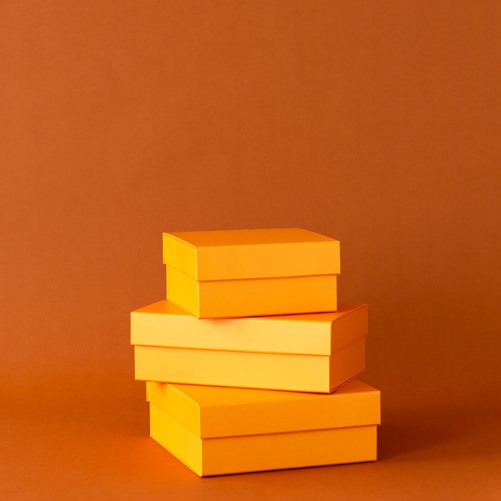 Orange Display Box Risers