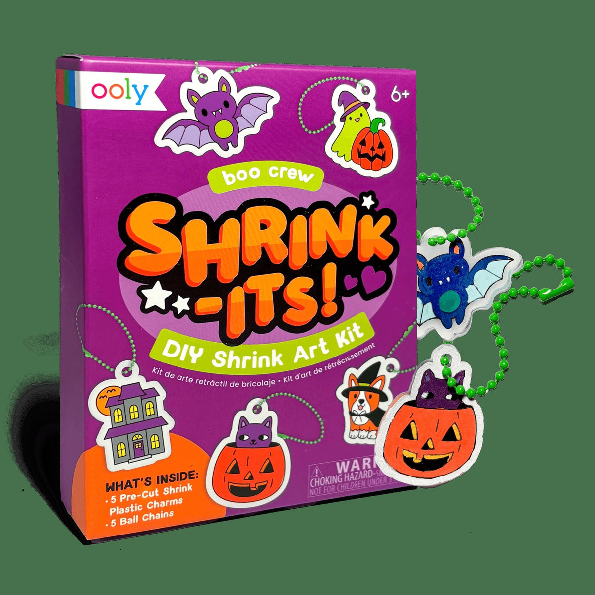 Boo Crew DIY Shrink Art Kit