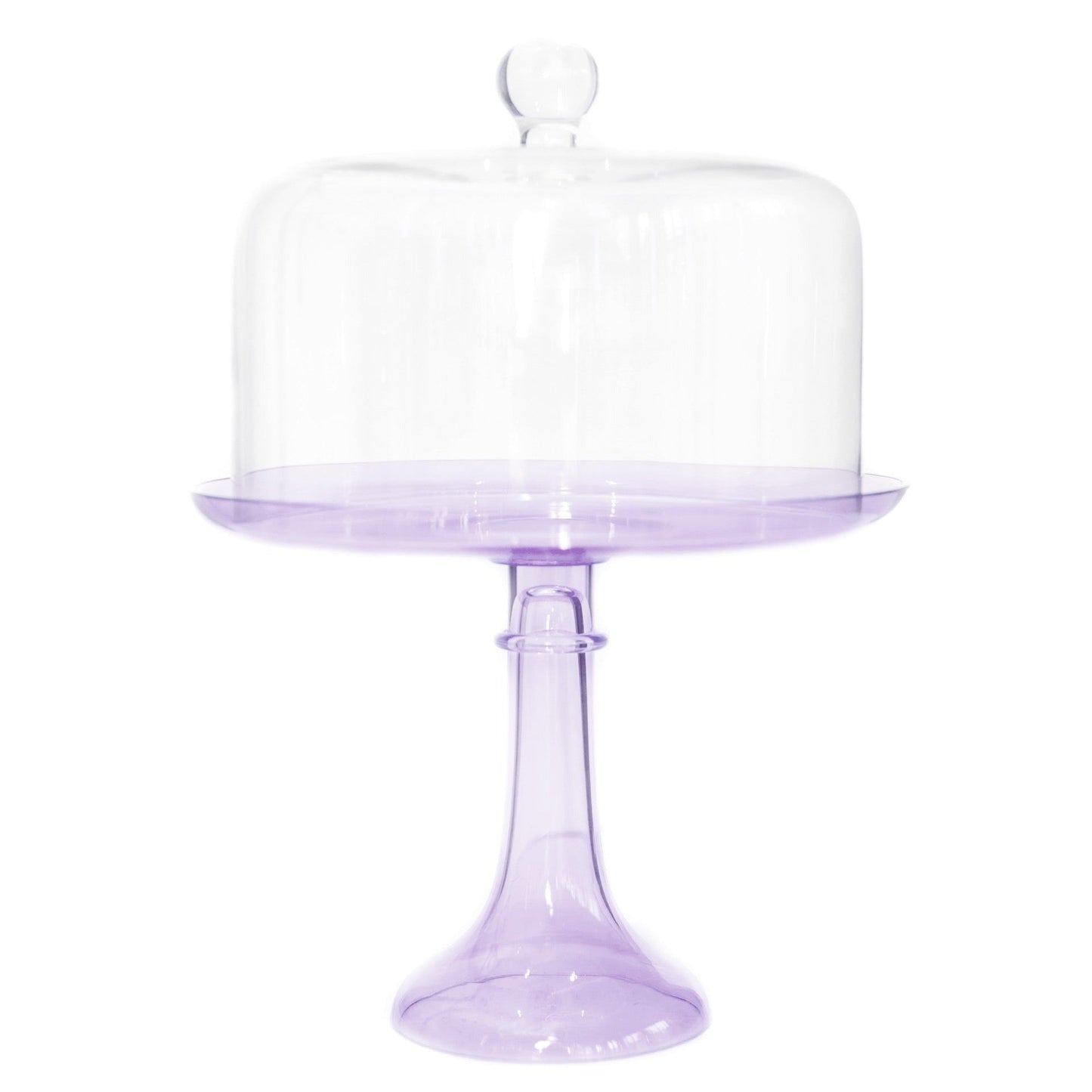 Lavender Glass Cake Stand