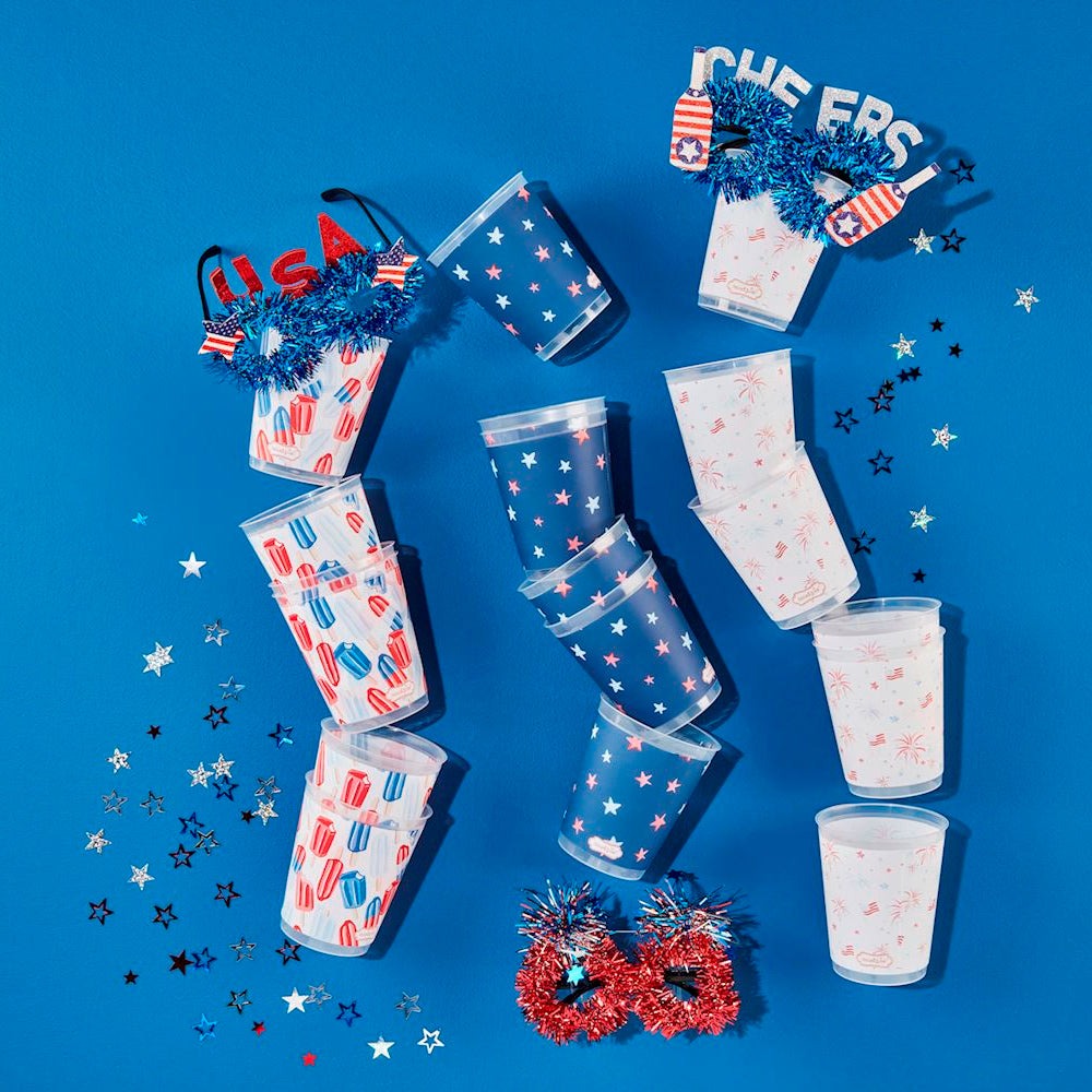 4th of July Party Cup Set