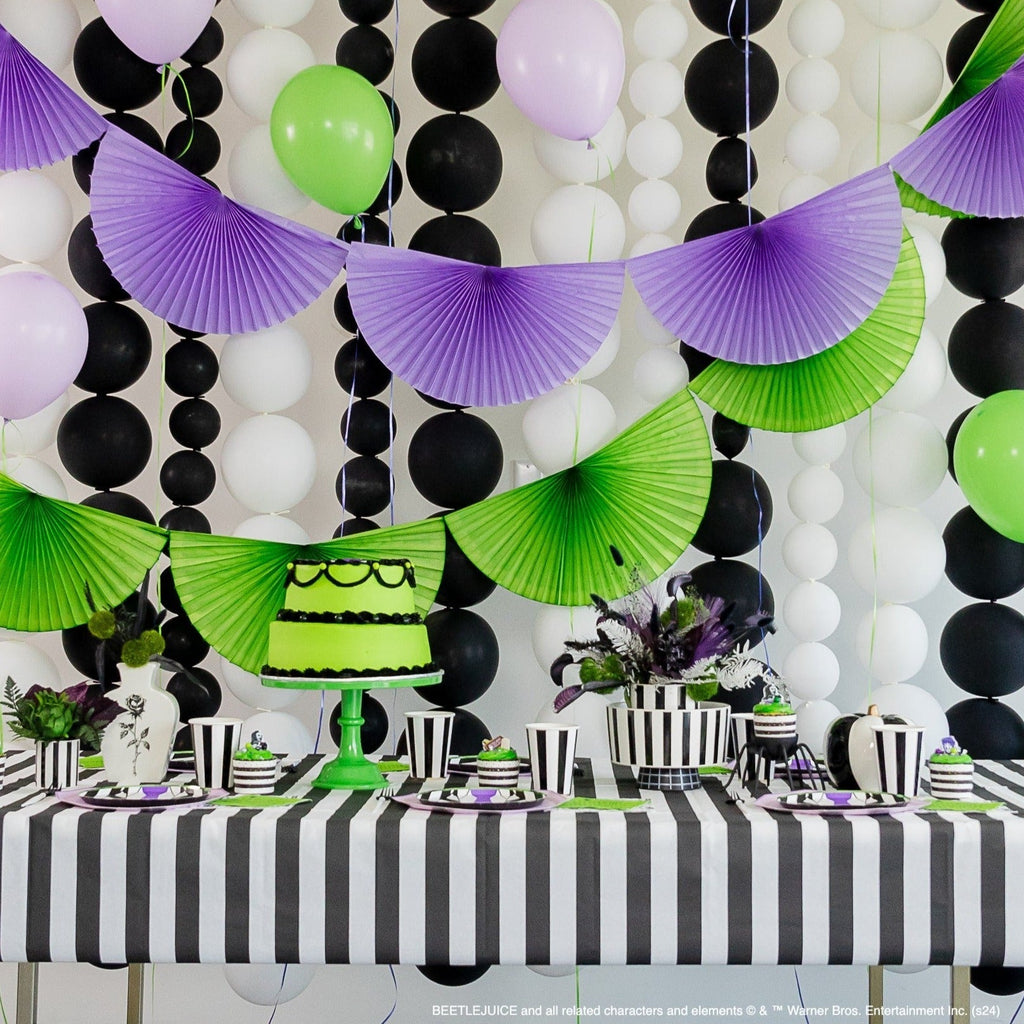 Lime Green Bunting Fan Garland