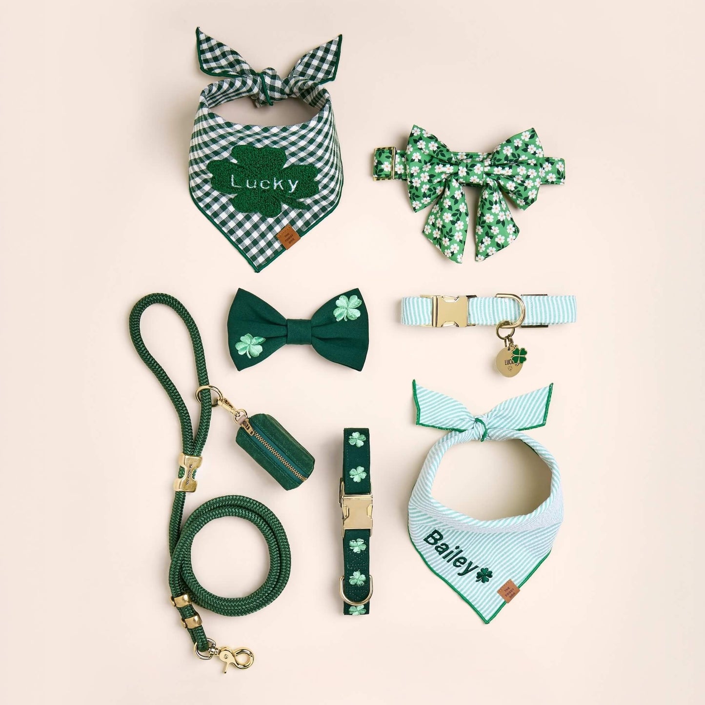 Dainty Daisies Lady Dog Bow