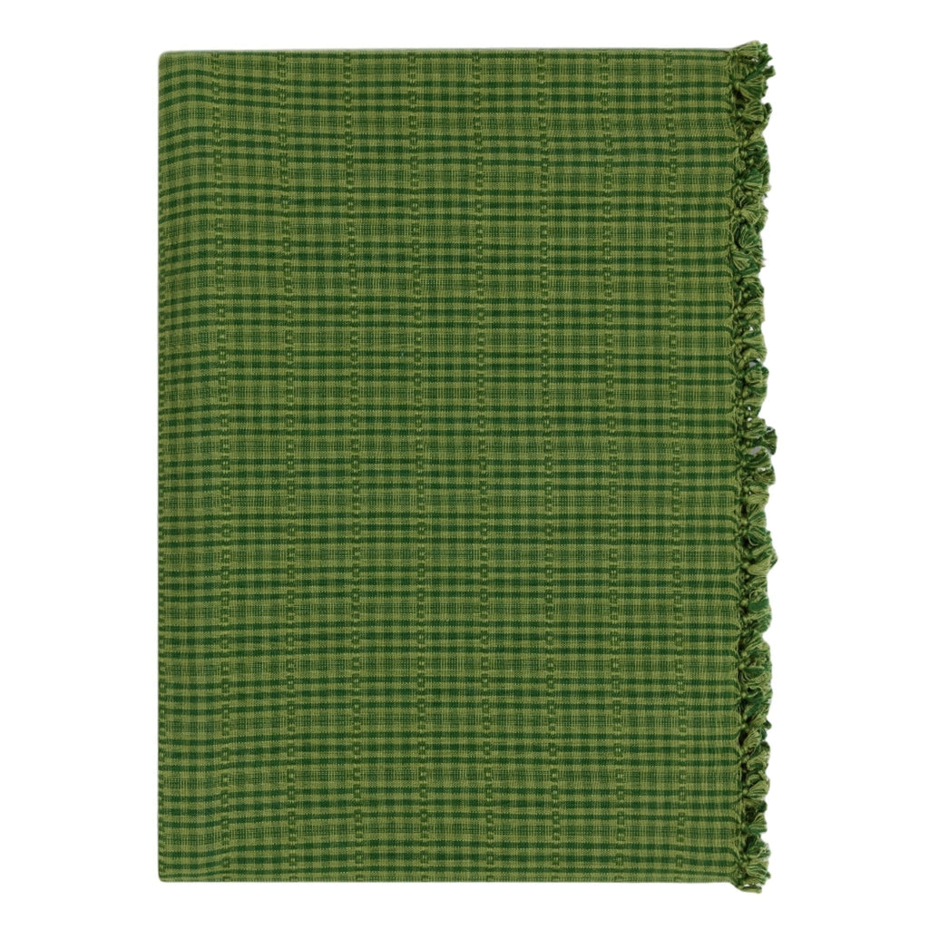Two Toned Evergreen Tablecloth
