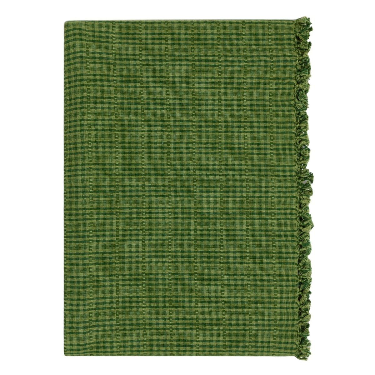 Two Toned Evergreen Tablecloth