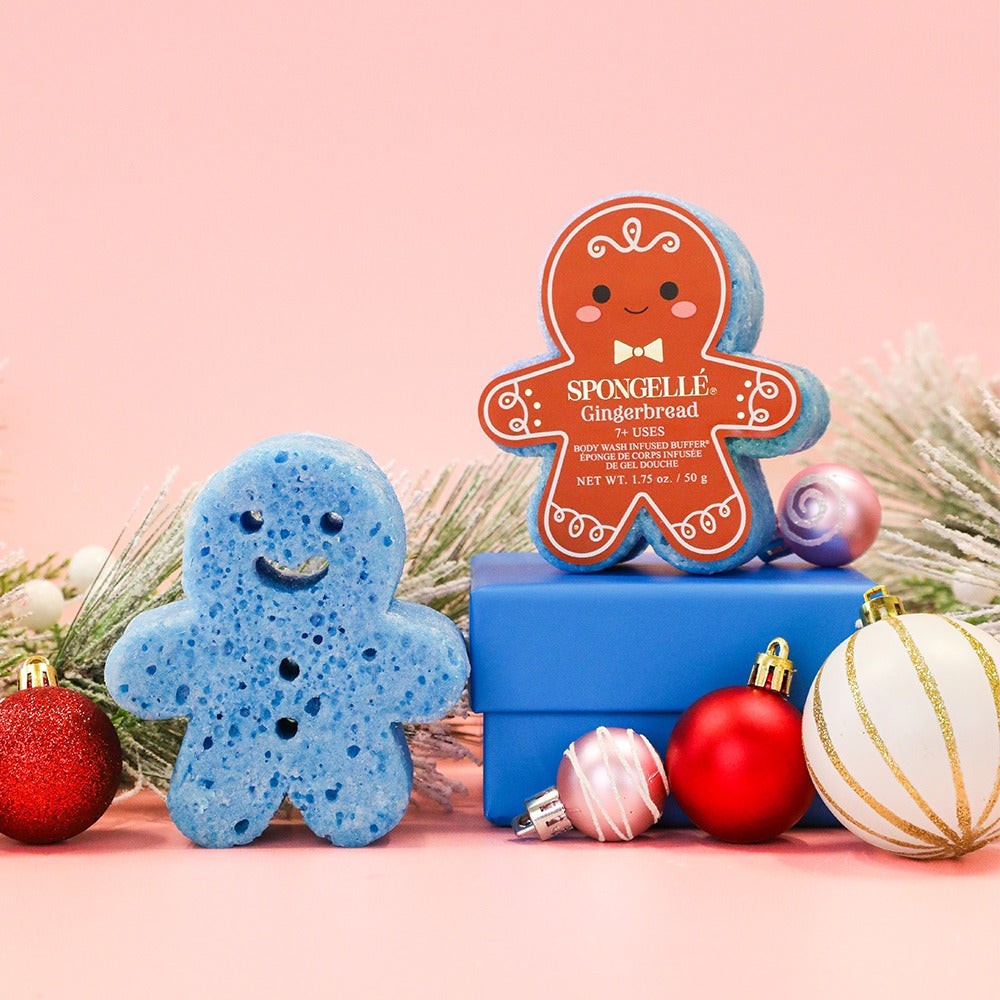 Gingerbread Shower Buffer Sponge