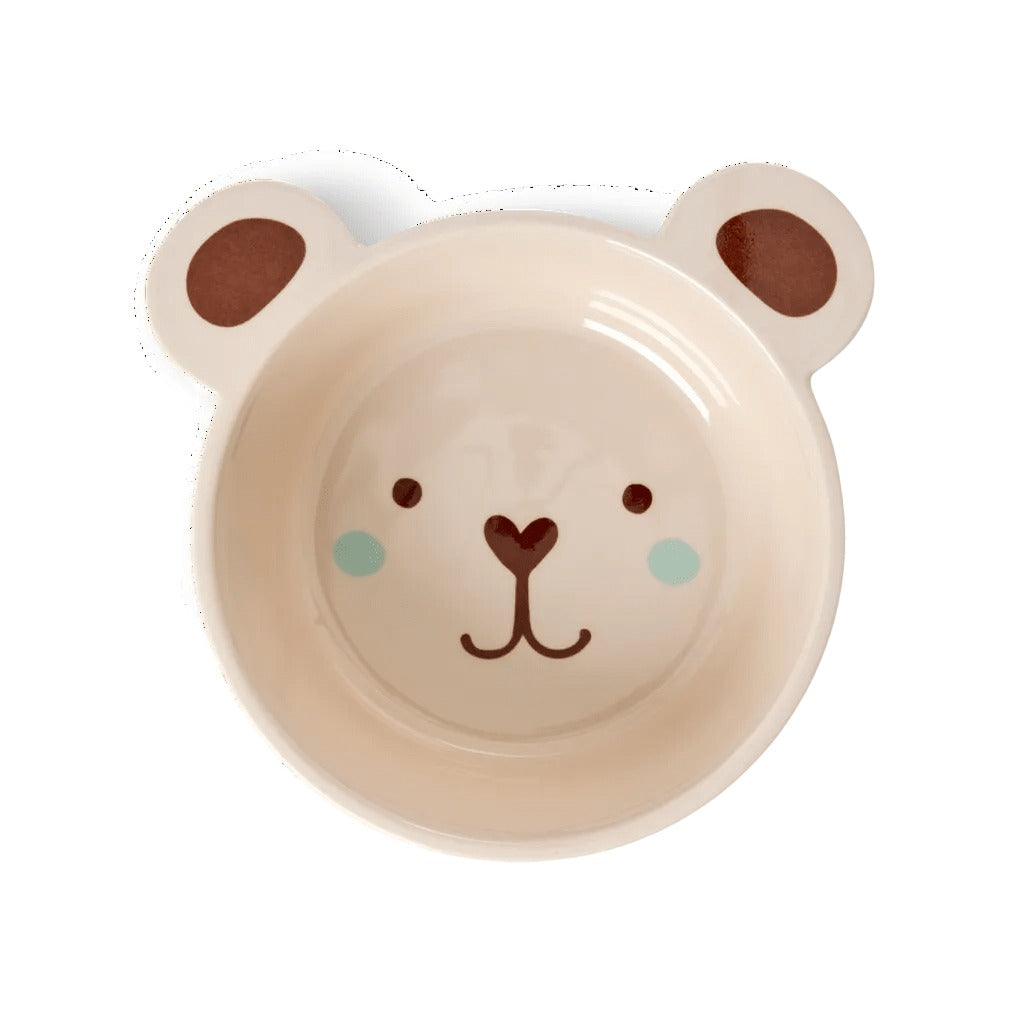Brown Bear Melamine Kids Bowl