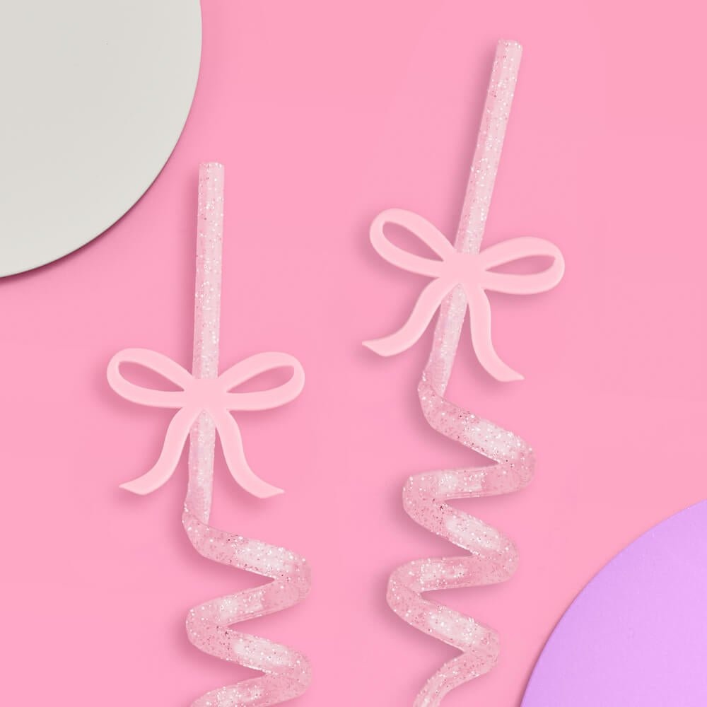 Tying the Knot Bow Straws