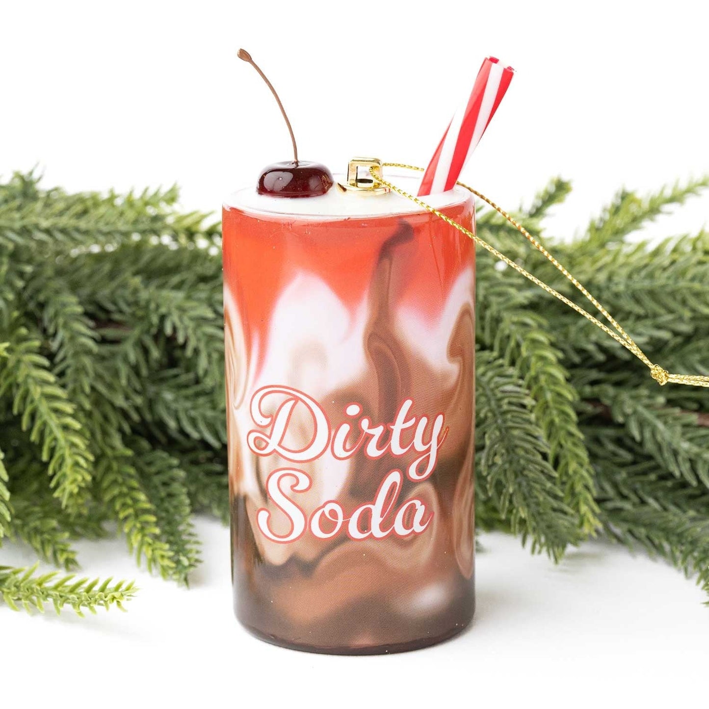 Dirty Soda Glass Ornament