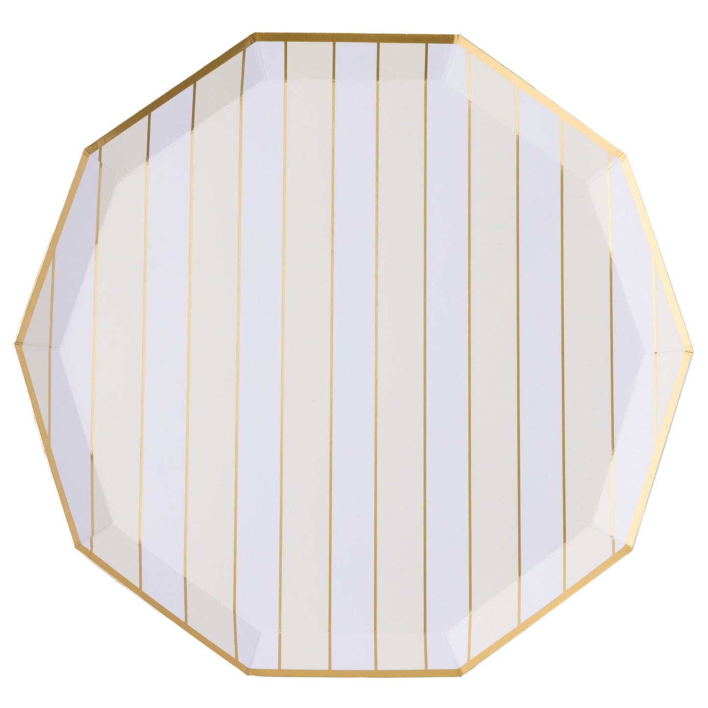 Champagne Fizz Signature Cabana Stripe Plates