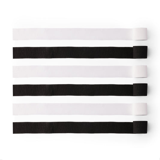 Black and White Streamers