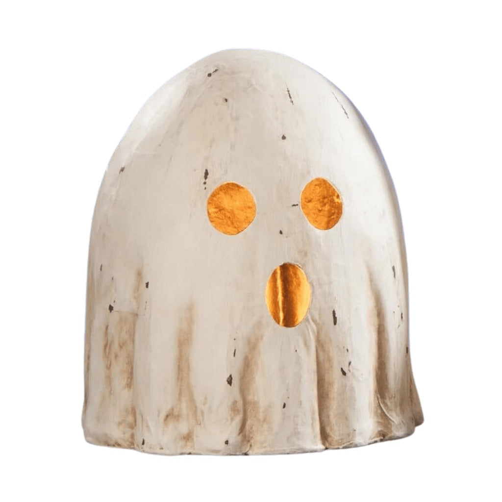 Bethany Lowe Surprised Ghost Luminary Medium Paper Mache