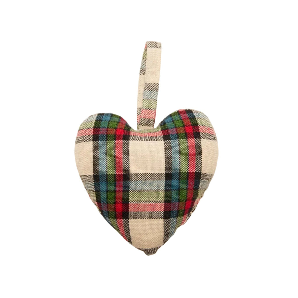Idyllwild Plaid Heart Ornament