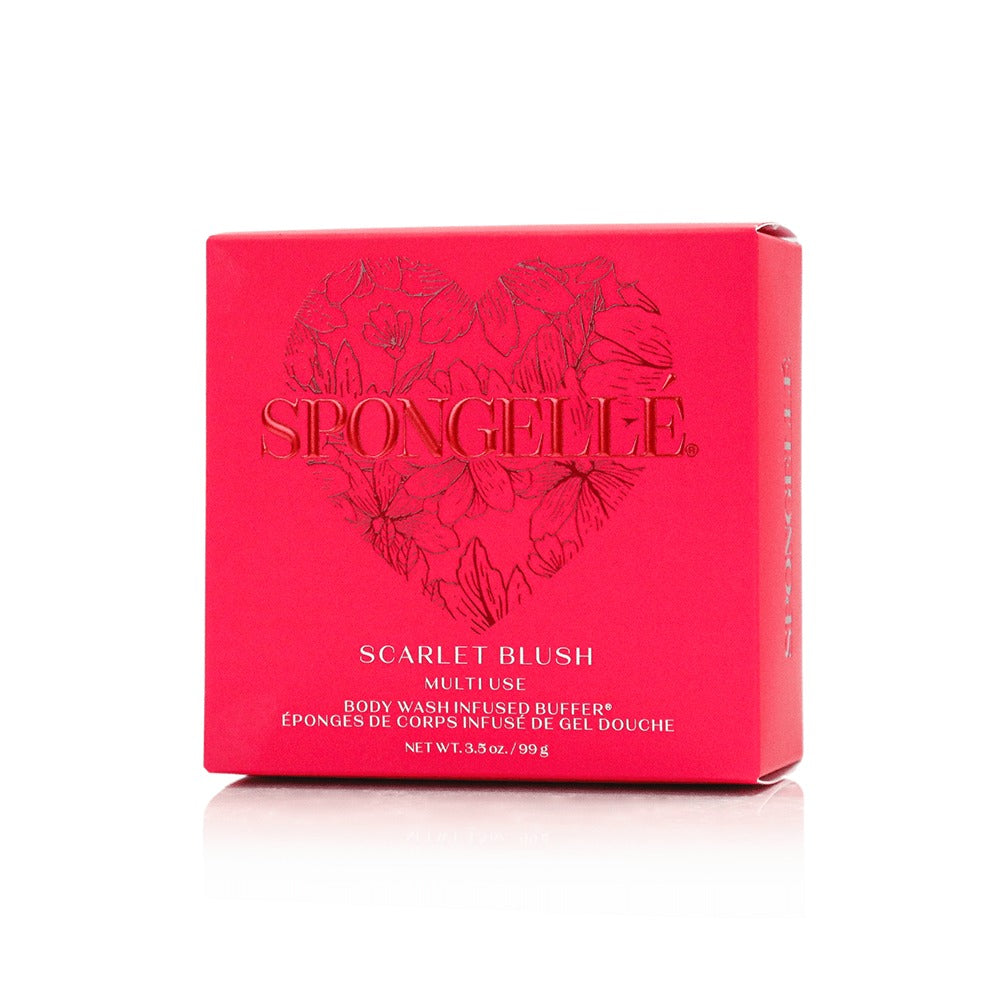 Scarlet Blush Heart Buffer Sponge
