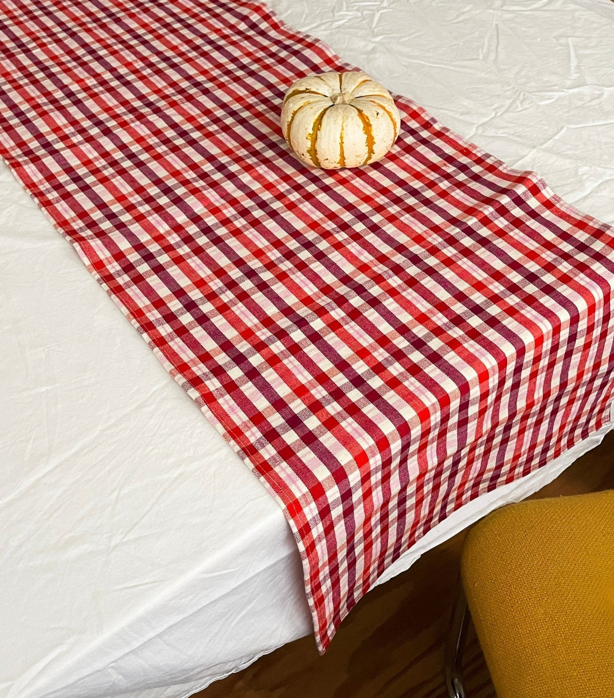 Noel Plaid Table Runner