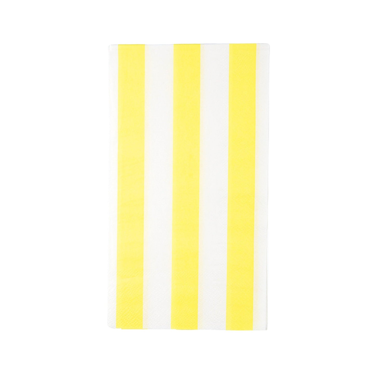 Soleil Yellow Cabana Stripe Guest Towels