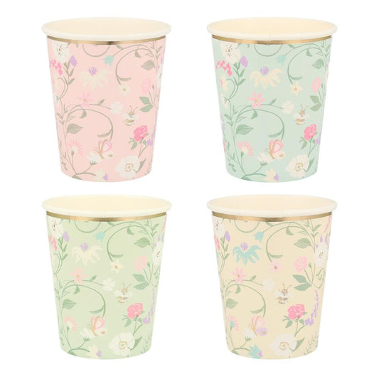 Meri Meri X Laduree Paris Floral Party Cups