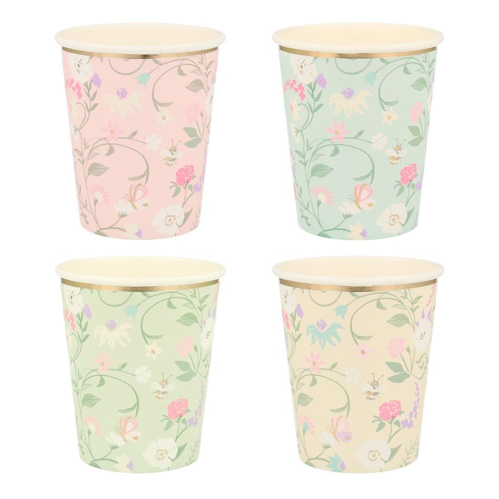 Meri Meri X Laduree Paris Floral Party Cups