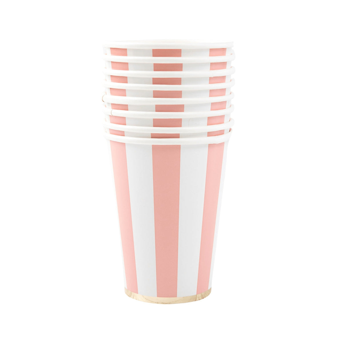 Petal Pink Signature Cabana Stripe Cups