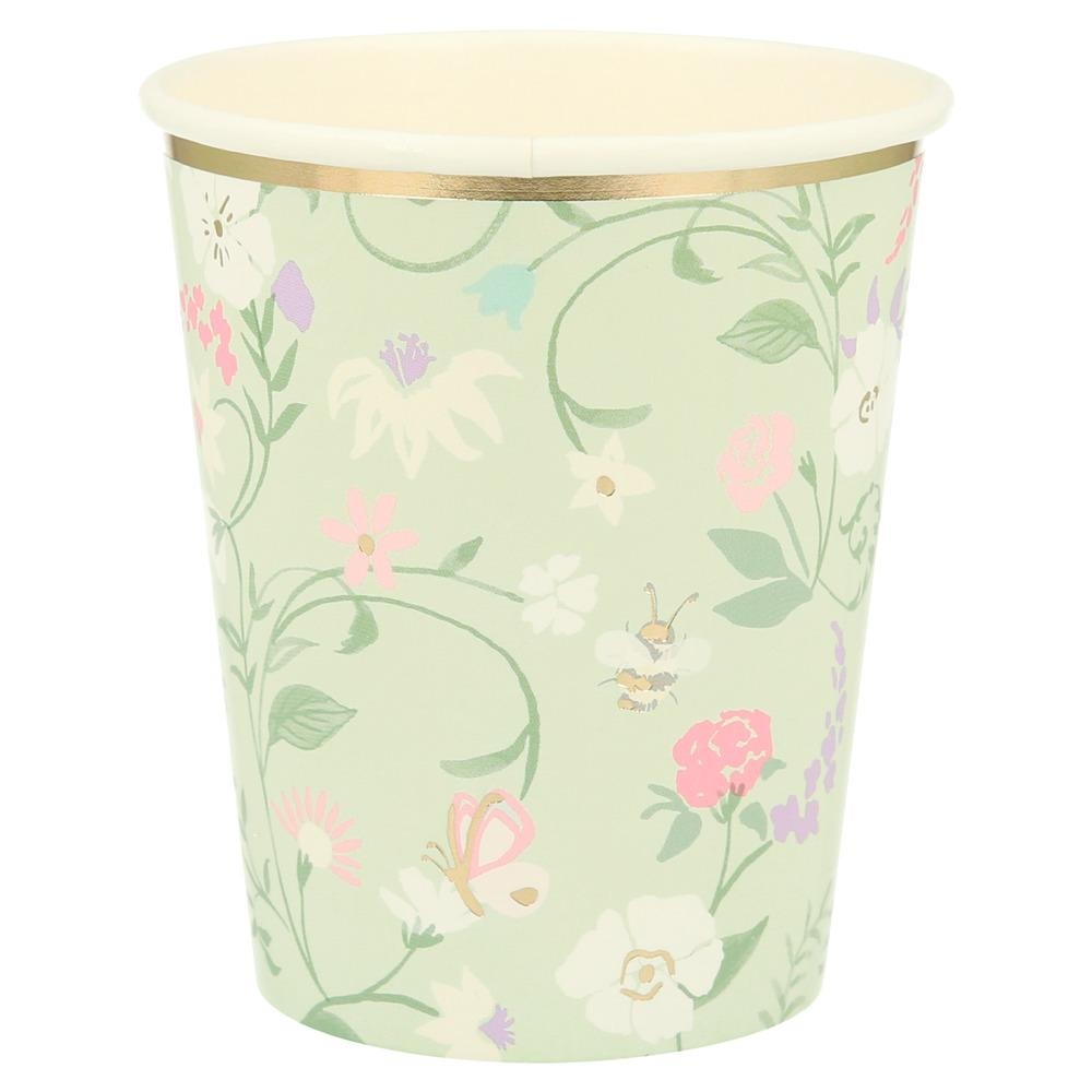 Meri Meri X Laduree Paris Floral Party Cups