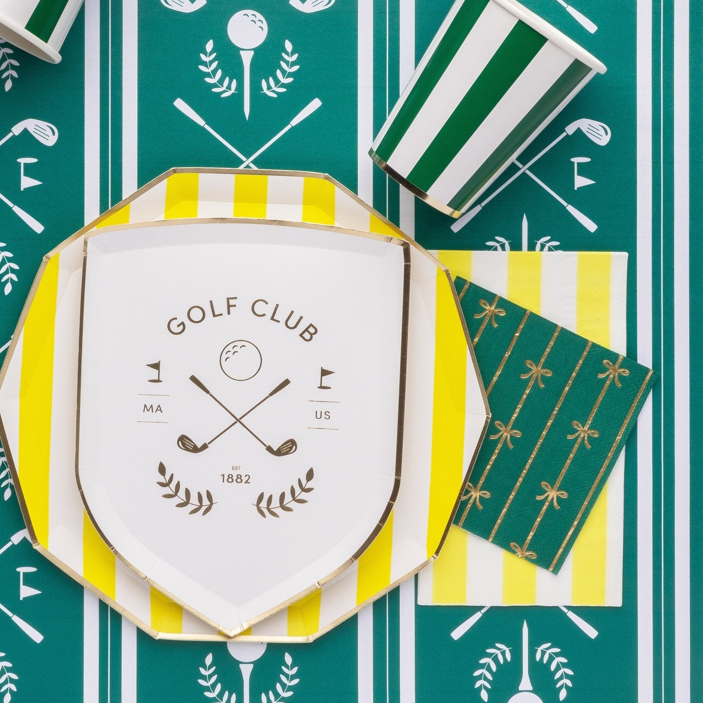 Emerald Green Signature Bow Small Napkins
