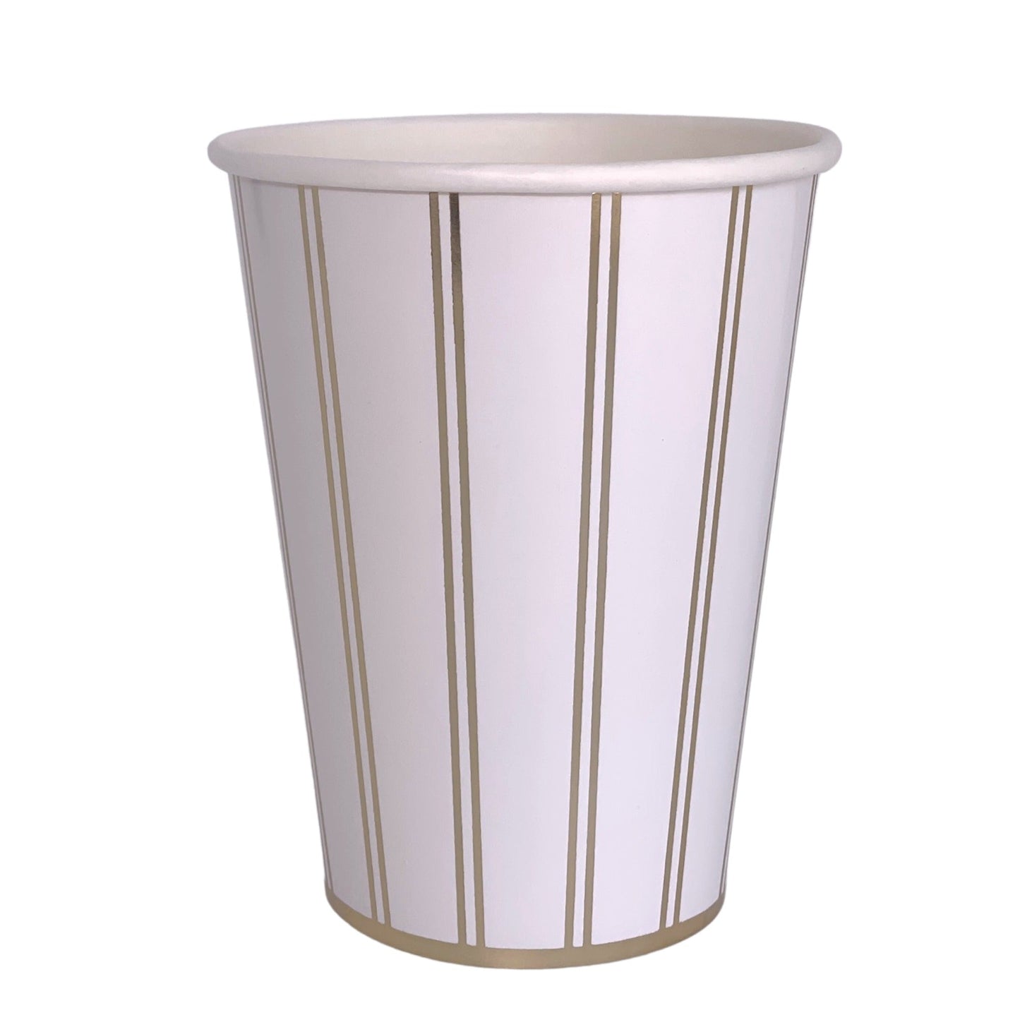 Gold Signature Stripe Cups