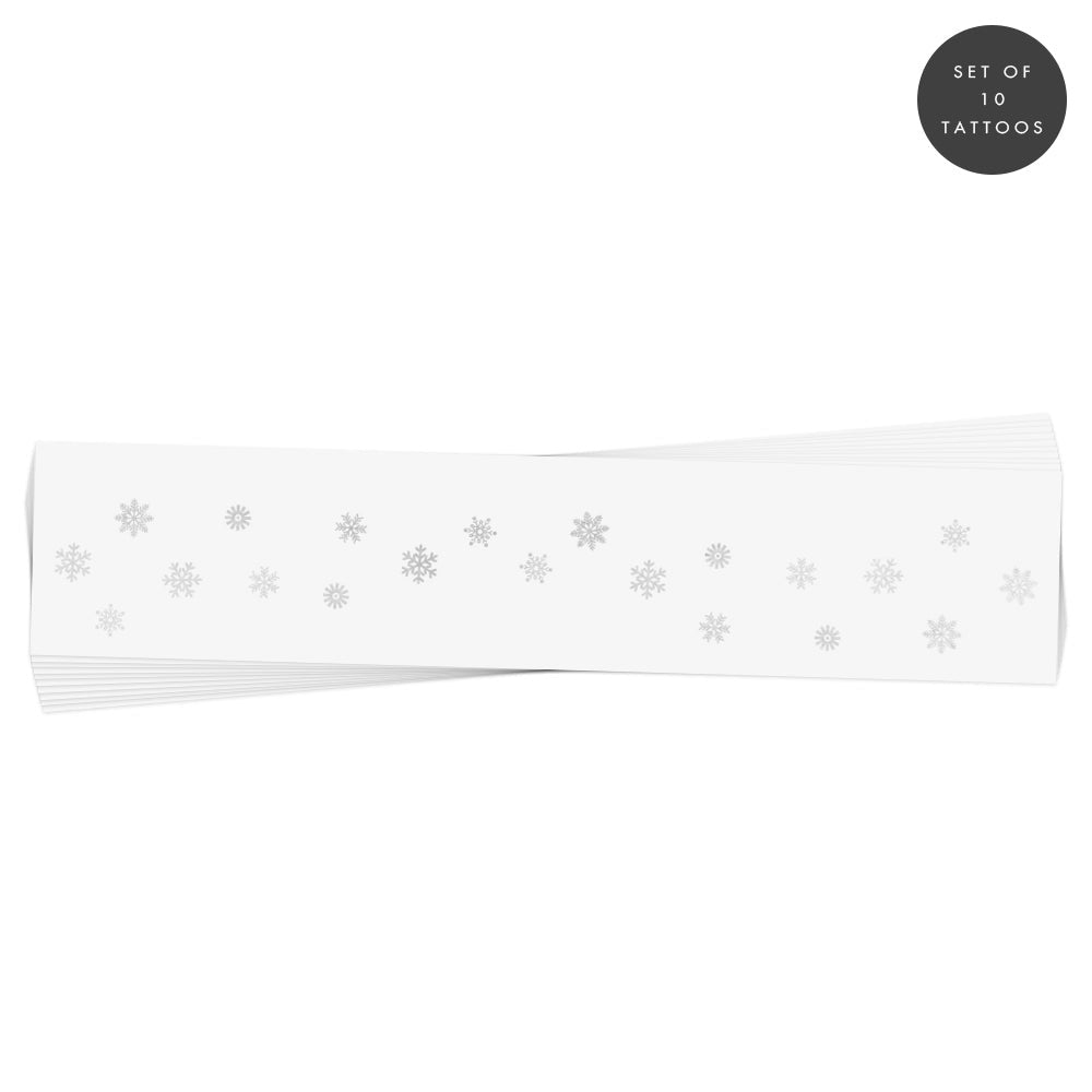 Snowflake Freckles Temporary Tattoos
