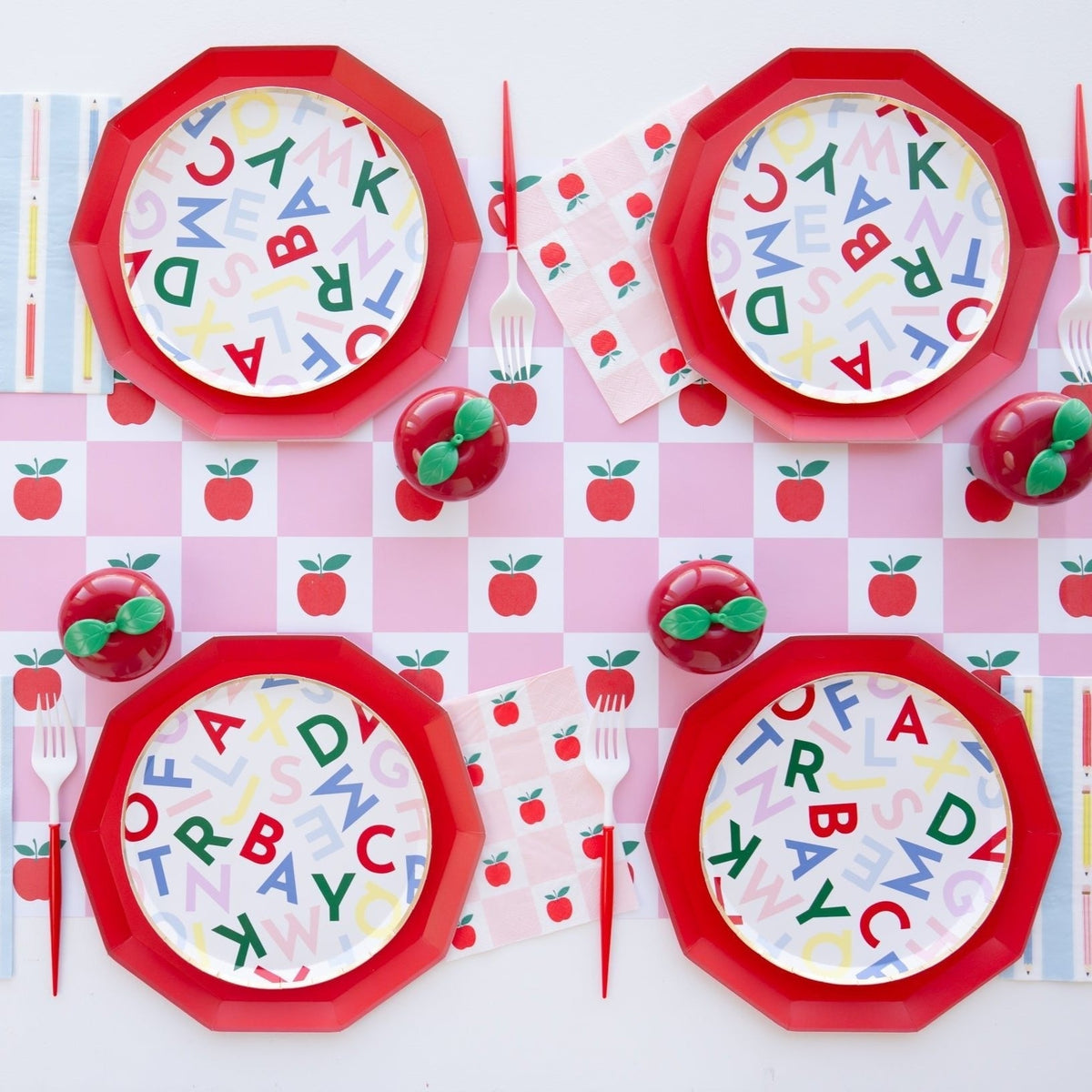 Cherry Red Signature Large Plates