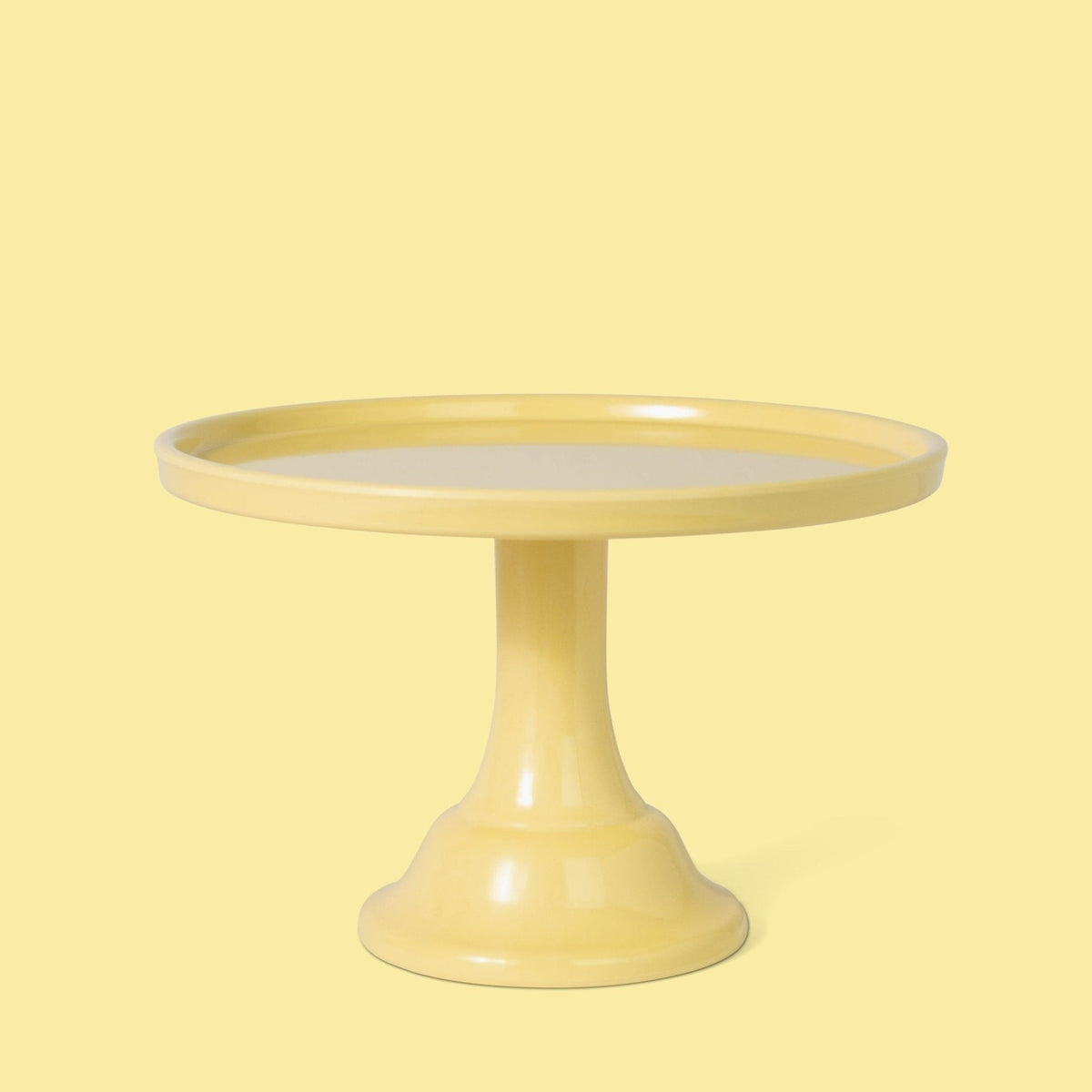 Small Daisy Yellow Melamine Cake Stand