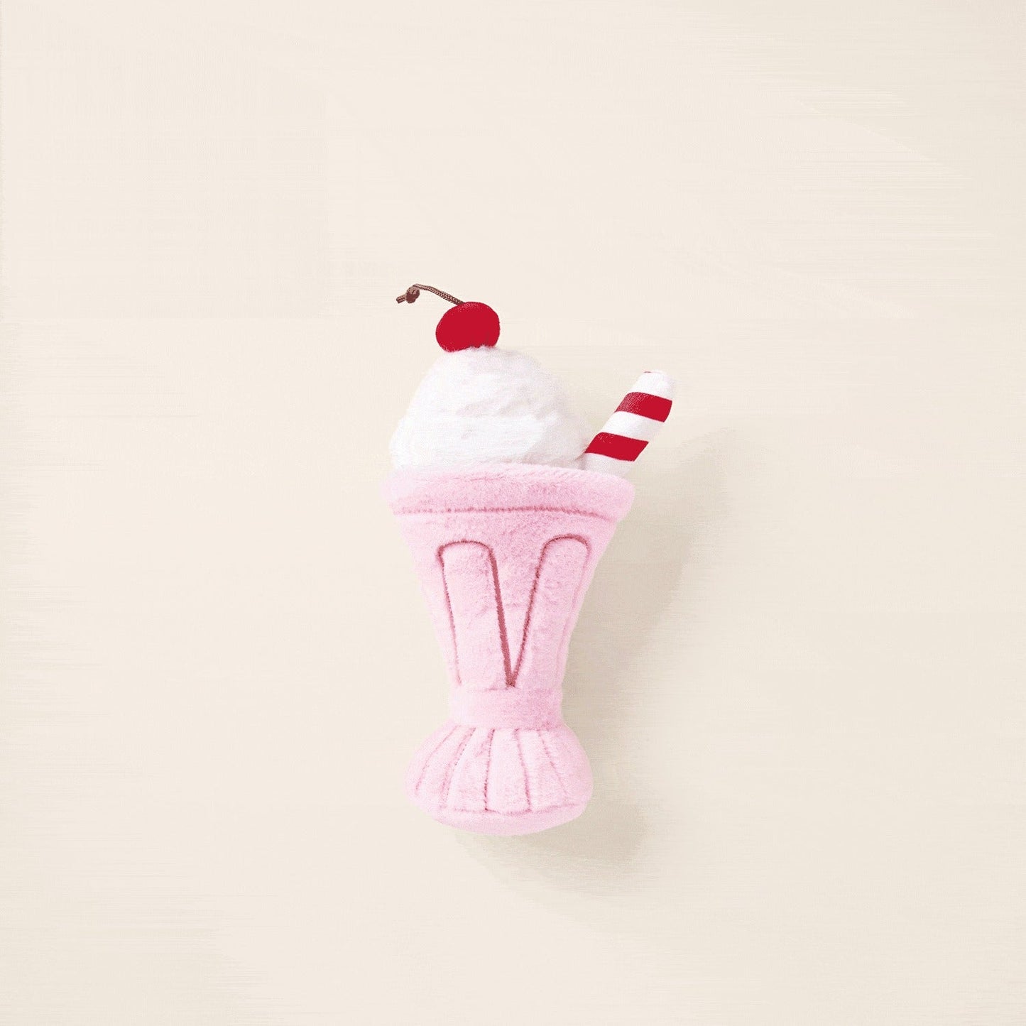 Strawberry Milkshake Interactive Snuffle Dog Toy