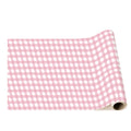 Petal Pink Gingham Table Runner