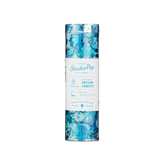 Blue Snow Cone Artisan Confetti