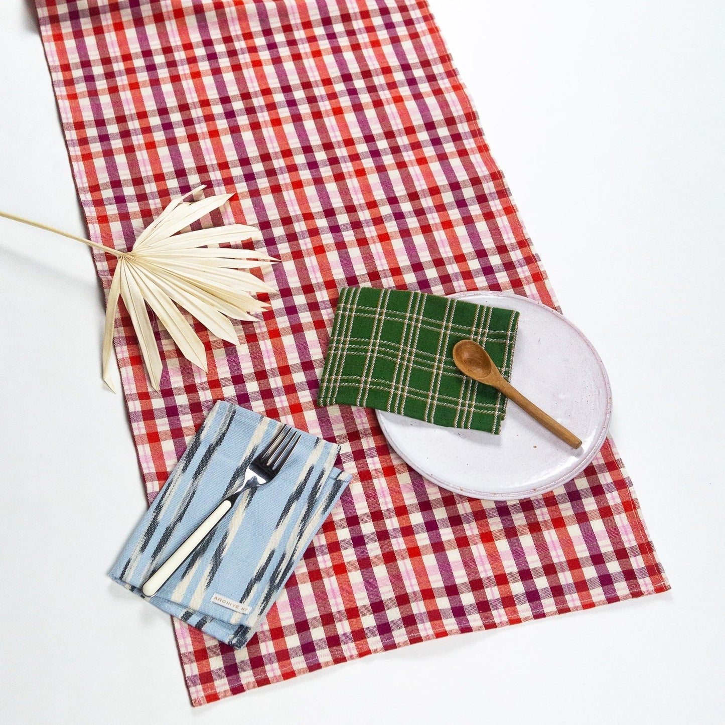 Noel Plaid Table Runner
