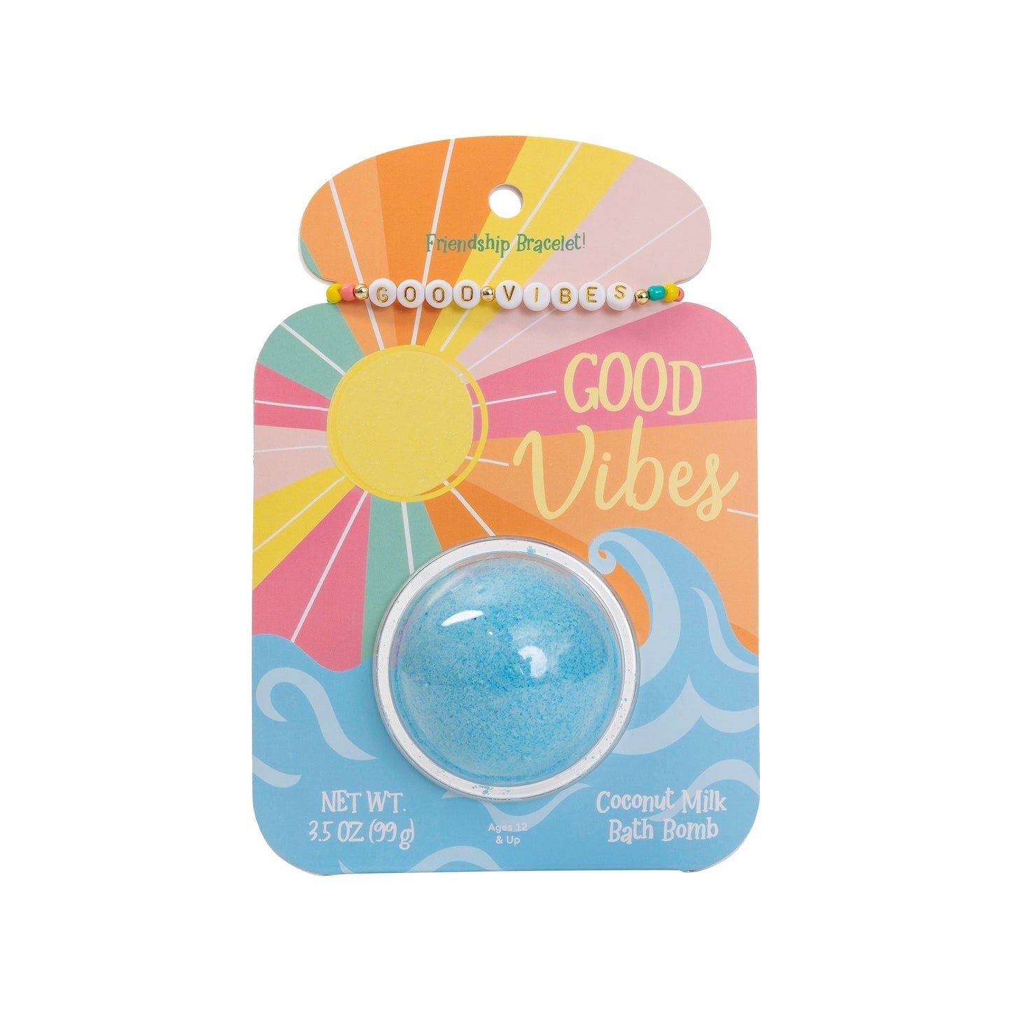 Good Vibes Friendship Bracelet Bath Bomb