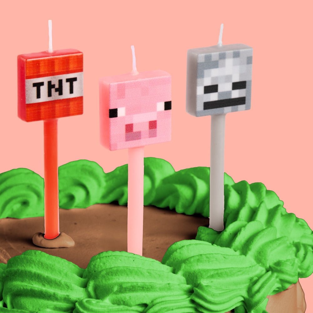 Minecraft Birthday Candles