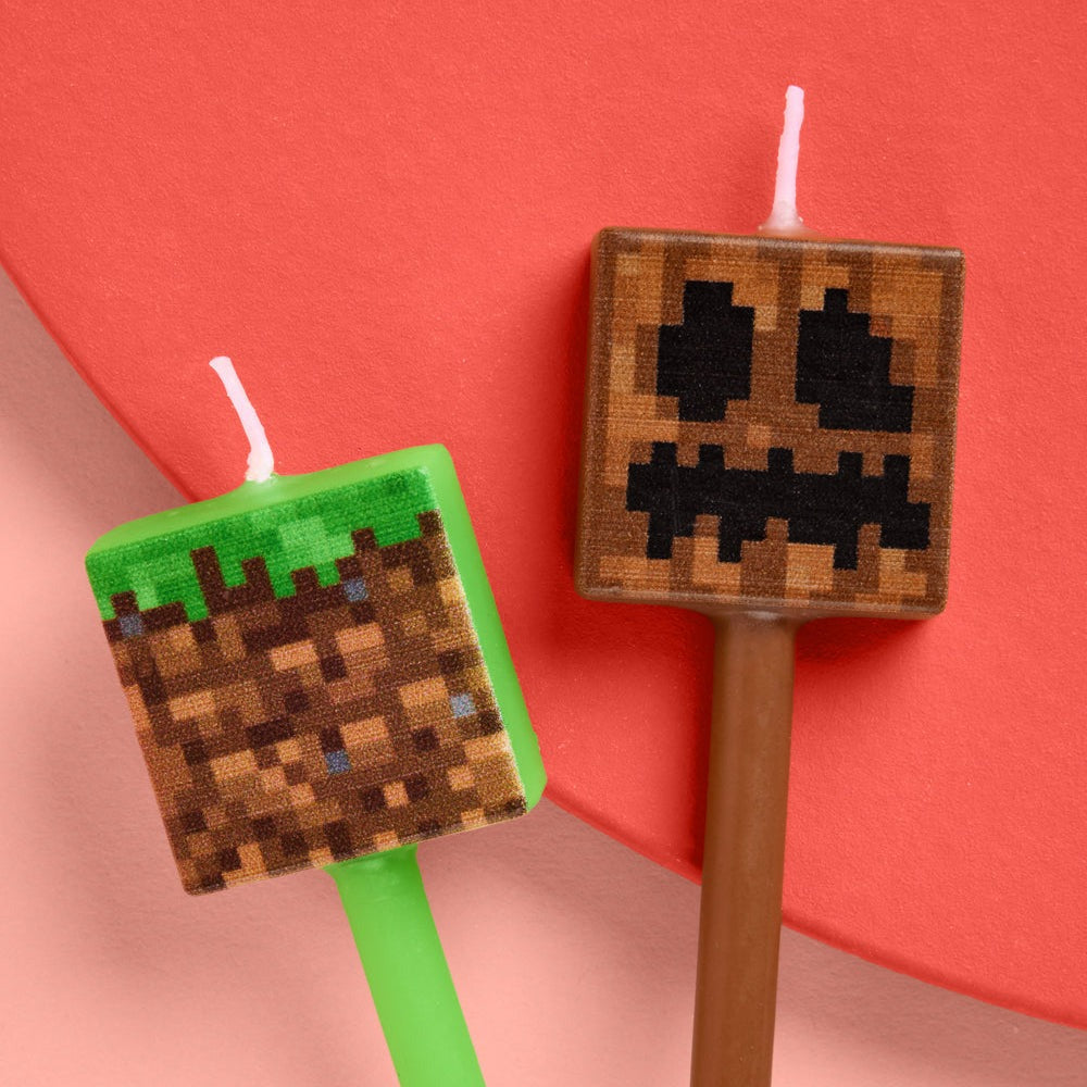 Minecraft Birthday Candles