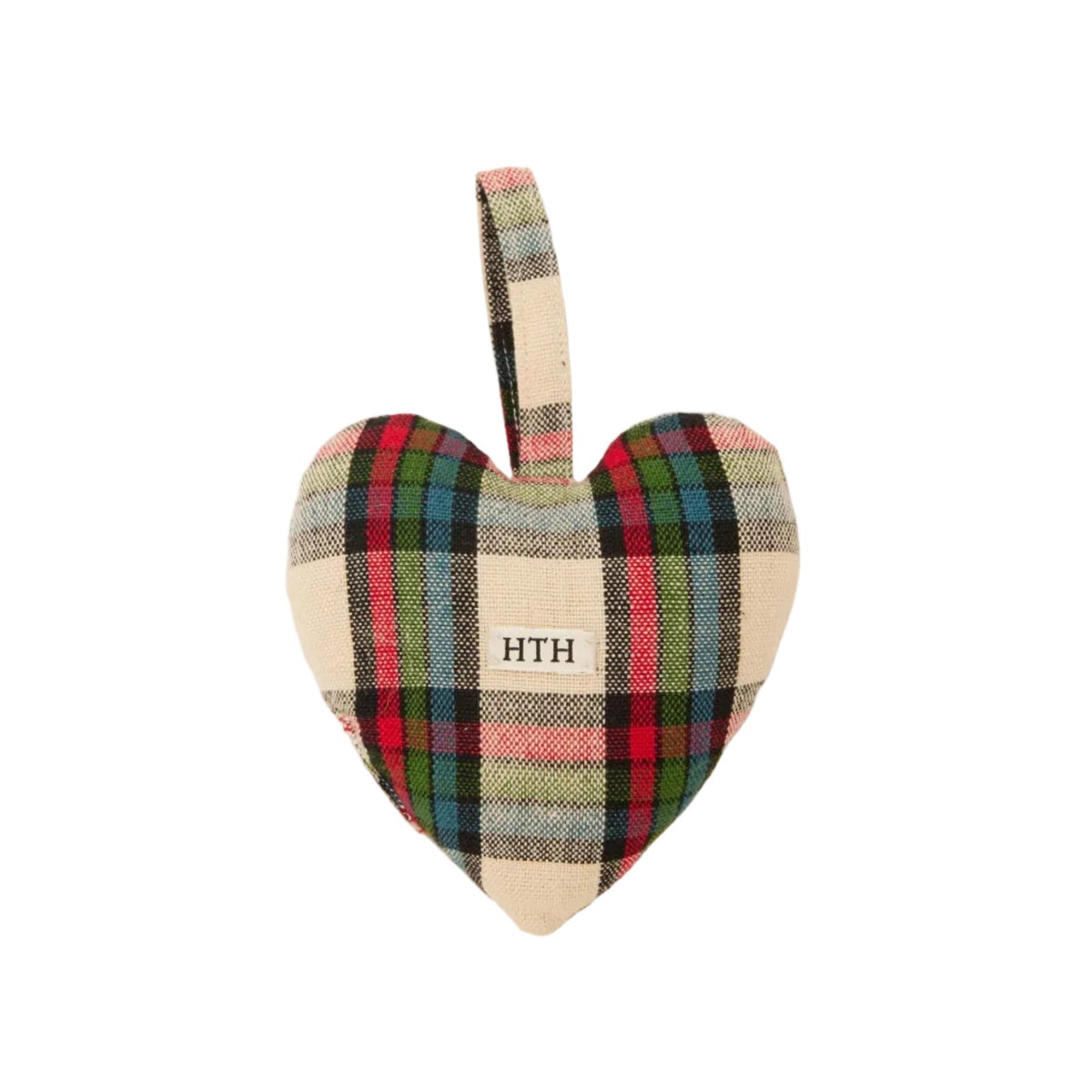 Idyllwild Plaid Heart Ornament