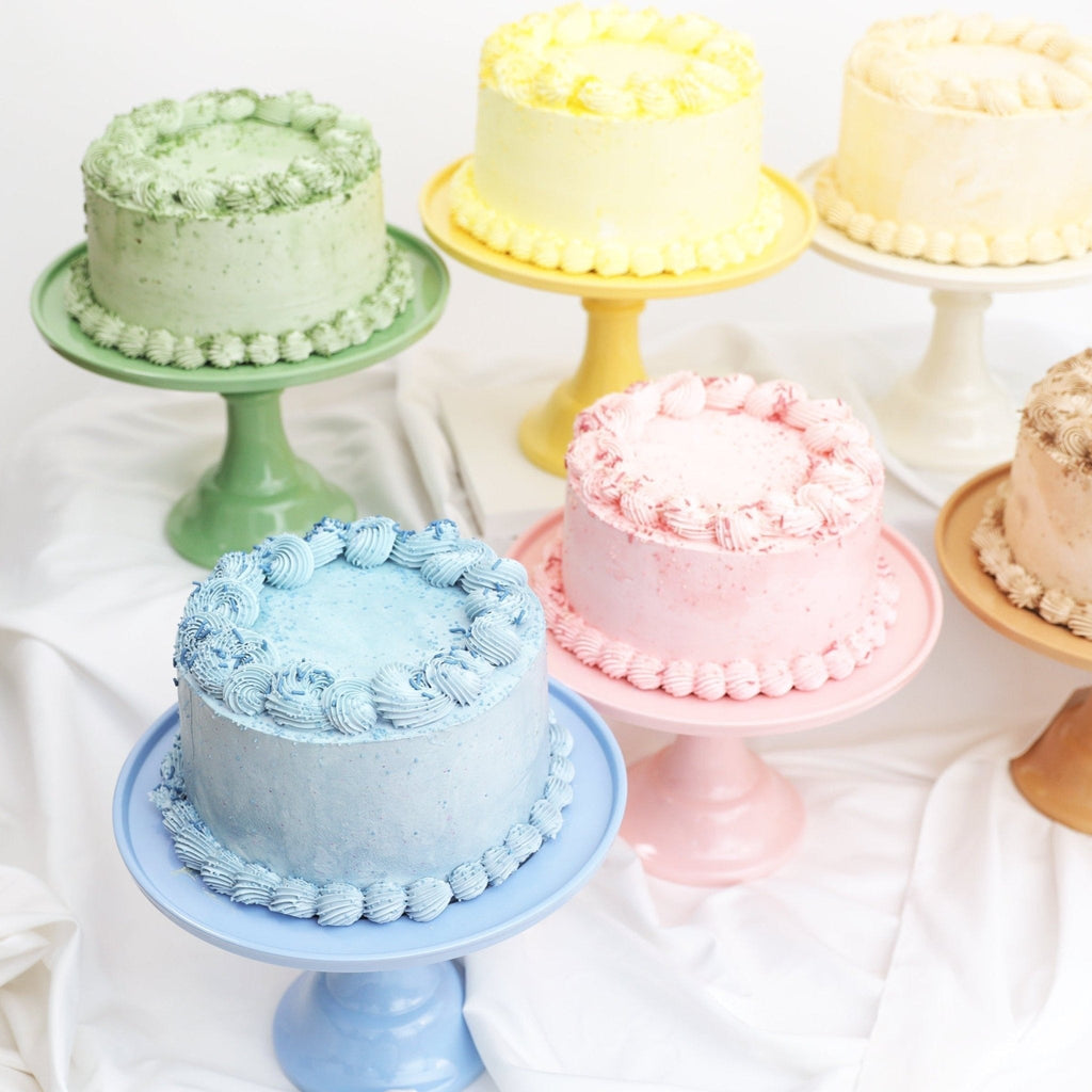 Large Sage Green Melamine Cake Stand