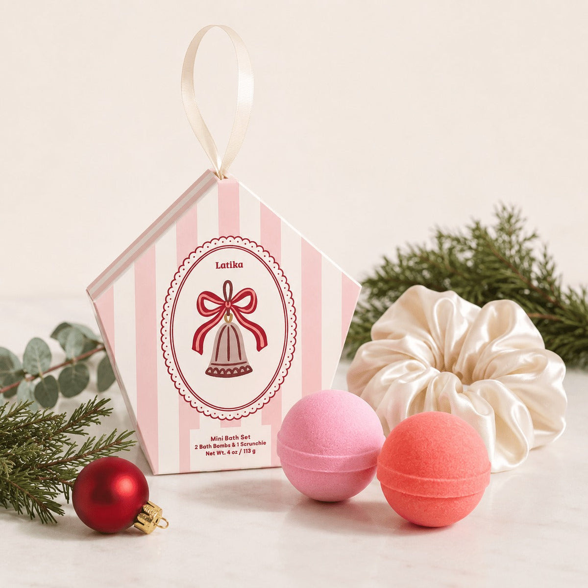 Bell Christmas Mini Bath Bomb Gift Set