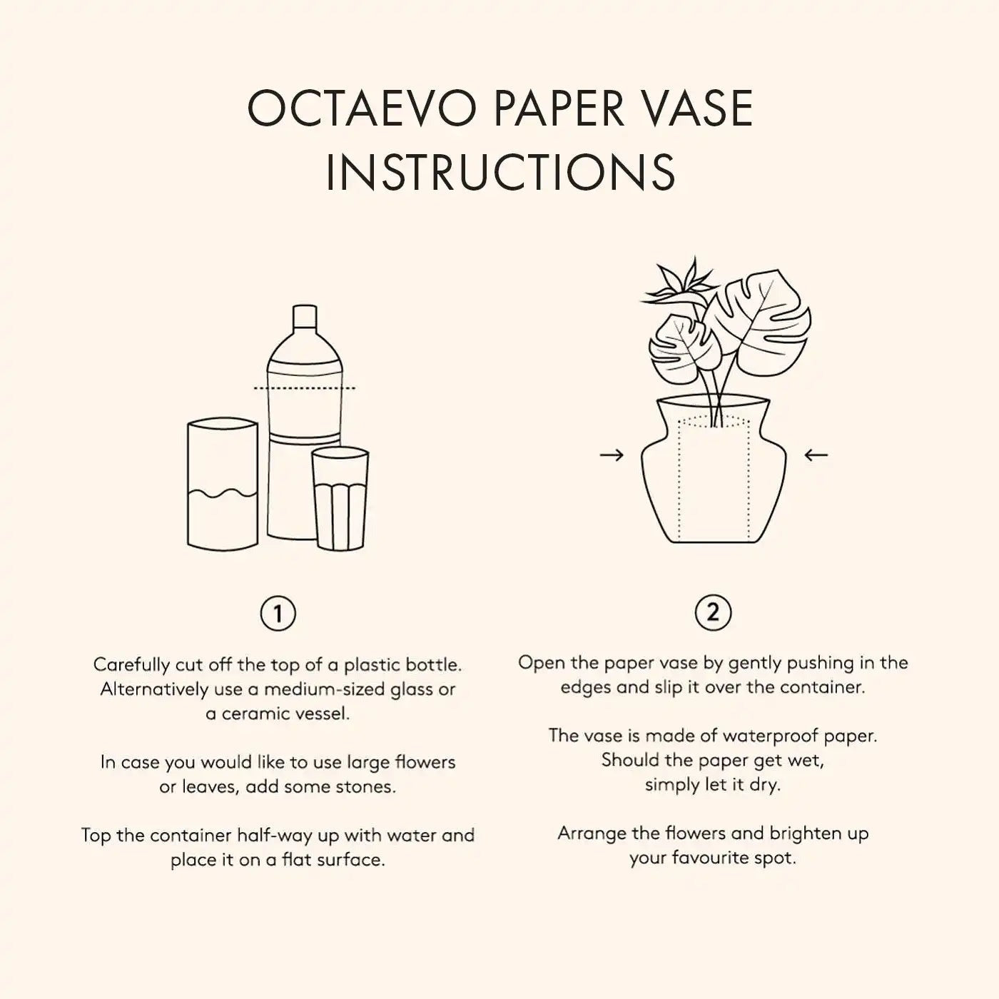 Riviera Arch Paper Vase