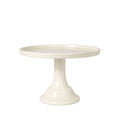 Small Linen White Melamine Cake Stand