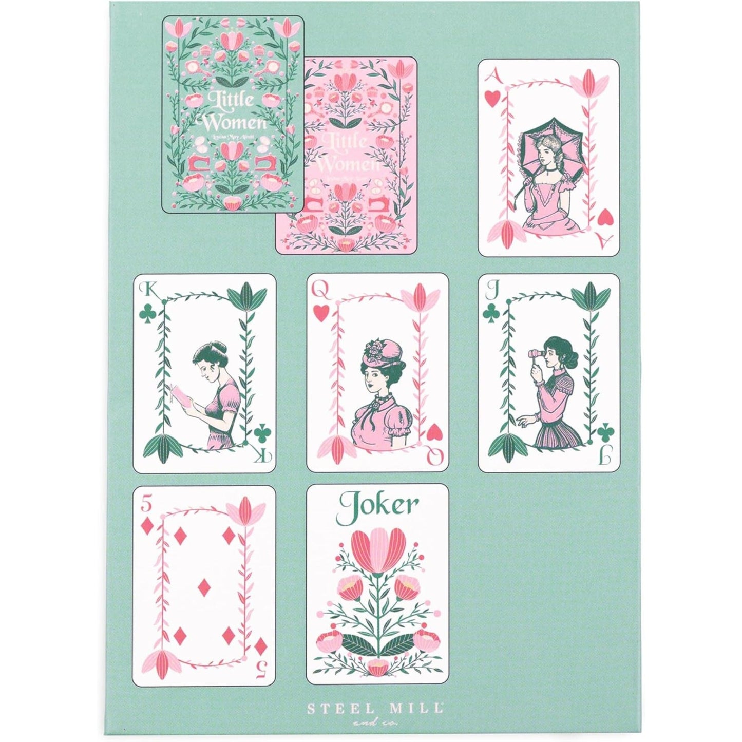 Little Women Playing Cards Set