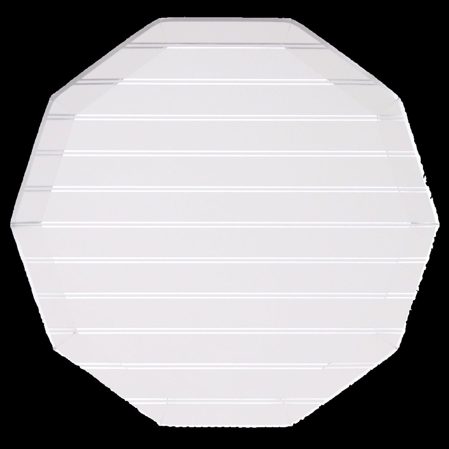 Silver Large Stripe Plates