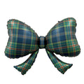 Plaid Bow Foil Balloon