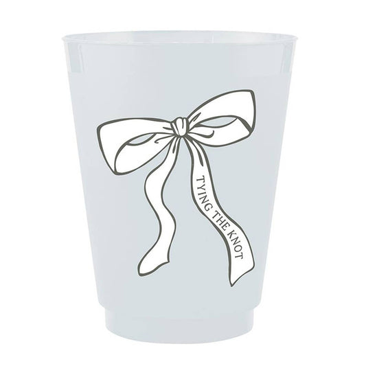 Tying the Knot Frosted Cups