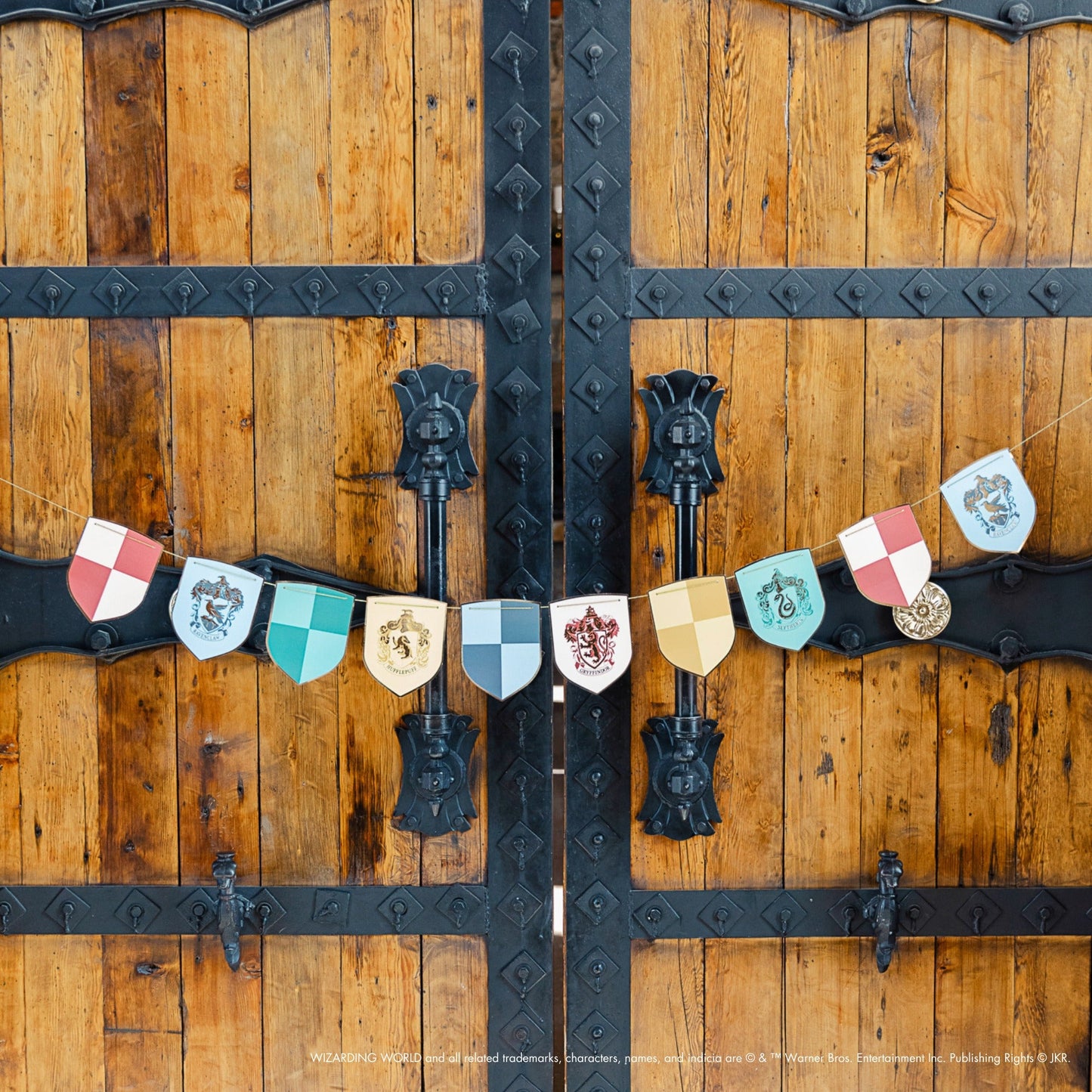 Harry Potter X Bonjour Fete House Pride Multicolor Decorative Hogwarts Banner