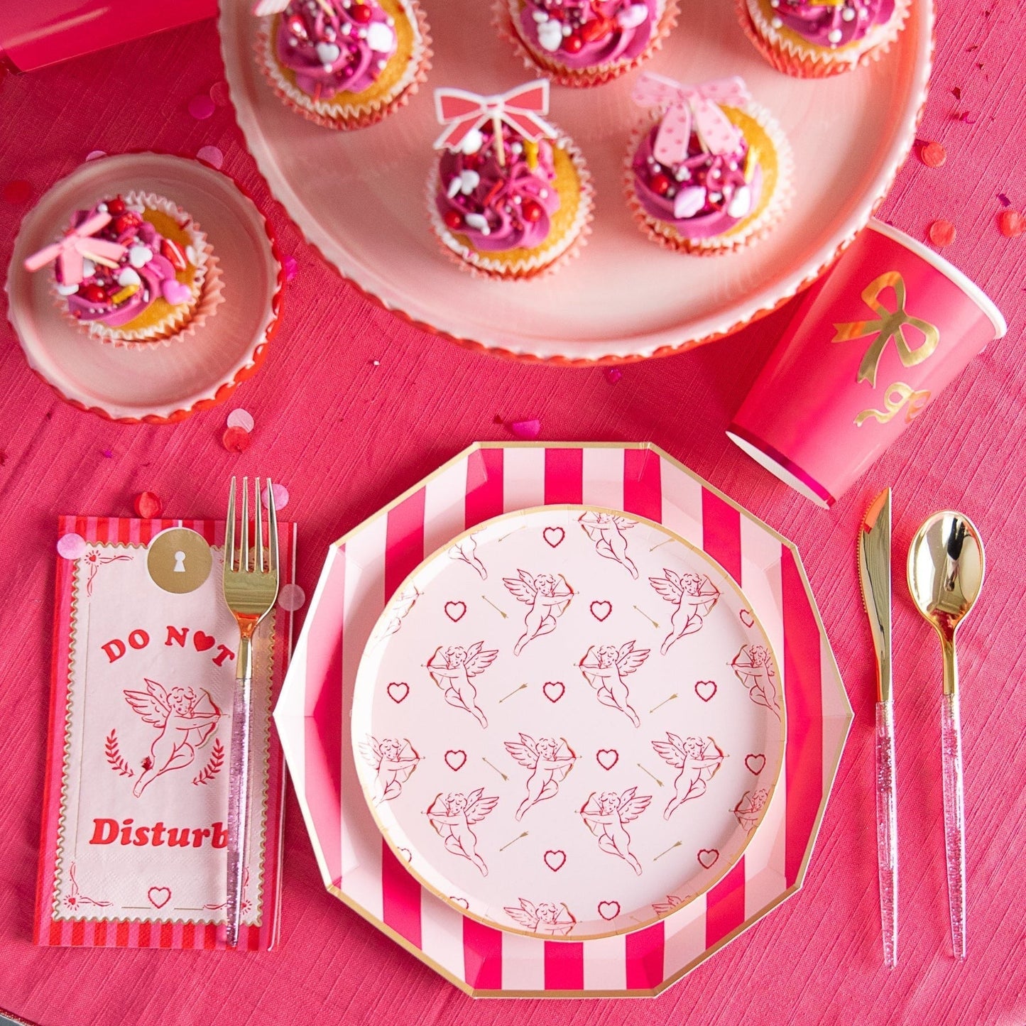 Cupid's Crush Pink Small Plates